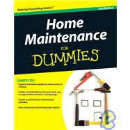 Home Maintenance For Dummies by Carey, James; Carey, Morris, 9780470430637