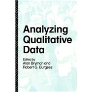 Analyzing Qualitative Data by Bryman,Alan;Bryman,Alan, 9780415060639