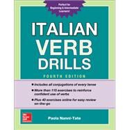 Italian Verb Drills, Fourth Edition by Nanni-Tate, Paola, 9781260010640