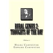 Thoughts of the Day by Carpenter, Hilda V.; Carpenter, Edward J., 9781500810658