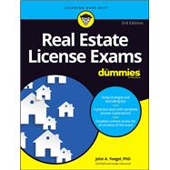 Real Estate License Exams for Dummies by Yoegel, John A., Ph.d., 9781119370659