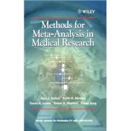 Methods for Meta-Analysis in Medical Research by Sutton, Alexander J.; Abrams, Keith R.; Jones, David R; Sheldon, Trevor A.; Song, Fujian, 9780471490661