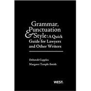 Grammar, Punctuation, and Style by Cupples, Deborah E.; Temple-Smith, Margaret, 9781642420661