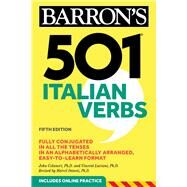 501 Italian Verbs, Fifth Edition by Colaneri, John; Luciani, Vincent; Danesi, Marcel, 9781506260662