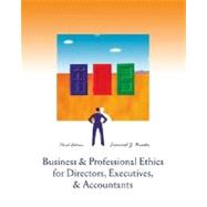 Business and Professional Ethics for Directors, Executives and Accountants by Brooks, Leonard J., 9780324200669