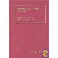 Criminal Law by Perkins, Rollin M., 9780882770673