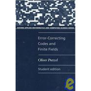 Error-Correcting Codes and Finite Fields by Pretzel, Oliver, 9780192690678
