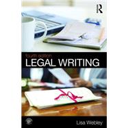 Legal Writing by Webley; Lisa, 9781138840683