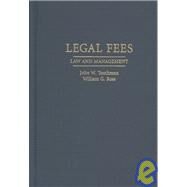 Legal Fees by Toothman, John; Ross, William G., 9780890890684