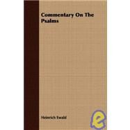 Commentary on the Psalms by Ewald, Heinrich, 9781409700685