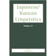 Japanese/Korean Linguistics by Barrie, Michael, 9781684000685