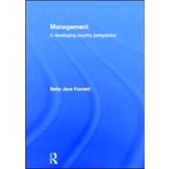 Management: A Developing Country Perspective by Punnett; Betty Jane, 9780415590686
