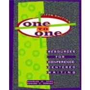One to One : Resources for Conference Centered Writing by Dawe, Charles; Dornan, Ed, 9780673980687