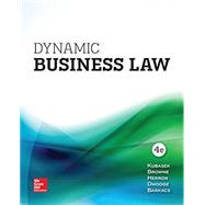 Dynamic Business Law by Kubasek, Nancy; Browne, M. Neil; Barkacs, Linda; Herron, Daniel; Williamson, Carrie; Dhooge, Lucien, 9781260110692
