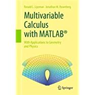Multivariable Calculus With Matlab by Lipsman, Ronald L.; Rosenberg, Jonathan M., 9783319650692
