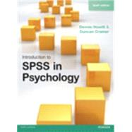 Introduction to SPSS in Psychology by Howitt, Dennis; Cramer, Duncan, 9781292000695