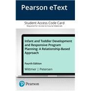 Infant and Toddler Development and Responsive Program Planning A Relationship-Based Approach, Enhanced Pearson eText -- Access Card by Wittmer, Donna S.; Petersen, Sandy, 9780134520698