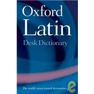 Oxford Latin Desk Dictionary,Morwood, James,9780198610700