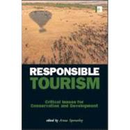 Responsible Tourism by Spenceley, Anna, 9781849710701