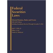 Federal Securities Laws(Selected Statutes) by Coffee Jr., John C.; Sale, Hillary A.; Whitehead, Charles K., 9781647080709