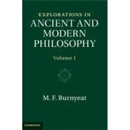 Explorations in Ancient and Modern Philosophy by M. F. Burnyeat, 9780521750721