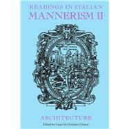 Readings in Italian Mannerism by Cheney, Liana De Girolami, 9781433160721