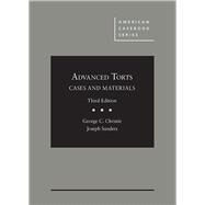 Advanced Torts by Christie, George C.; Sanders, Joseph, 9781683280729