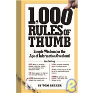 Rules of Thumb by Parker, Tom, 9780761150732