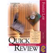 Family Law: Quick Review by Perlin, Marc G., 9780314150738