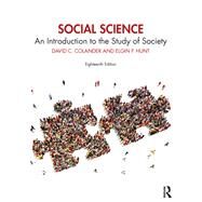 Social Science by David C. Colander; Elgin F. Hunt, 9781032150741