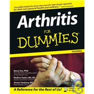 Arthritis For Dummies by Fox, Barry; Taylor, Nadine; Yazdany, Jinoos, 9780764570742