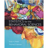 Statistics for the Behavioral Sciences by Nolan, Susan A.; Heinzen, Thomas, 9781319190743