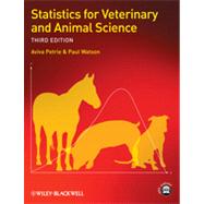 Statistics for Veterinary and Animal Science by Petrie, Aviva; Watson, Paul, 9780470670750