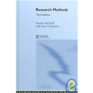 Research Methods by Chapman; Steve, 9780415340755