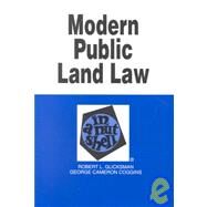 Modern Public Land Law in a Nutshell by Glicksman, Robert L., 9780314240767