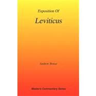 Exposition of Leviticus by Bonar, Andrew Alexander, 9781589600768