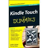 Kindle Touch For Dummies Portable Edition by Chute, Harvey; Nicoll, Leslie H., 9781118290774