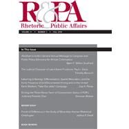 Rhetoric & Public Affairs by Medhurst, Martin J., 9781684300778