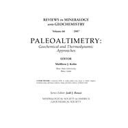 Paleoaltimetry by Kohn, Matthew J., 9780939950782