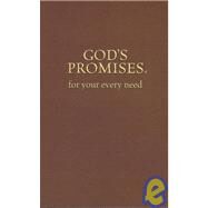 God's Promises for Your Every Need by Walker Large Print, 9781410400789