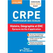 Concours CRPE - Professeur des coles - Histoire, Gographie et EMC - Concours 2023-2024 : crit by Marc Loison; Andr Janson; Bernard Malczyk; Sylvie Considre, 9782311210798