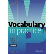 Vocabulary in Practice 1 by Glennis Pye, 9780521010801