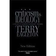 Criticism & Ideology Exp/Rev Pa by Eagleton,Terry, 9781844670802