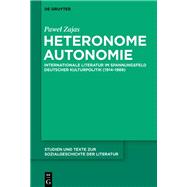 Heteronome Autonomie by Pawel Zajas, 9783111670805