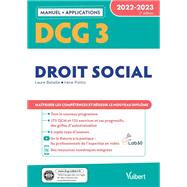 DCG 3 - Droit social - 2022-2023 by Laure Bataille; Irne POLITIS-BRINGUET, 9782311410808