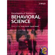 Encyclopedia Of Statistics In Behavioral Science by Everitt, Brian S.; Howell, David, 9780470860809