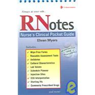 RNotes: Nurse's Clinical Pocket Guide by Myers, Ehren, 9780803610811