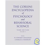 The Corsini Encyclopedia of Psychology and Behavioral Science, Volume 2 by Craighead, W. Edward; Nemeroff, Charles B., 9780471270812