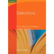 Selections Teacher's Book by Clare West, 9780521140812