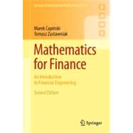 Mathematics for Finance by Capinski, Marek; Zastawniak, Tomasz, 9780857290816